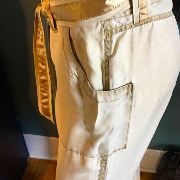 %100 SILK Drawstring bottom pants! Rare & no other - Picture 11 of 16
